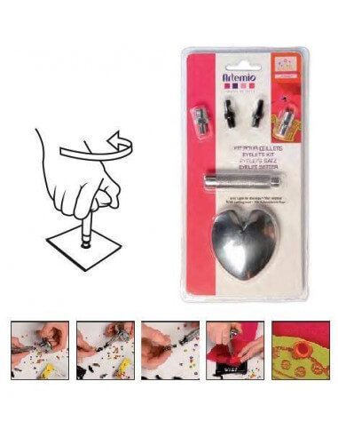 KIT PERFORADOR DE OJALES DE ALUMINIO