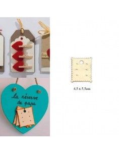 SILUETA DE MADERA EN FORMA DE GALLETAS