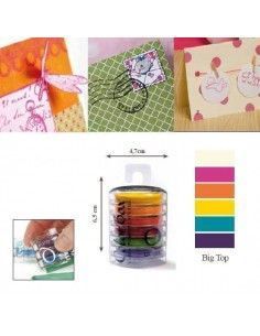 ALMOHADILLA CON TINTA PACK DE 6 COLORES