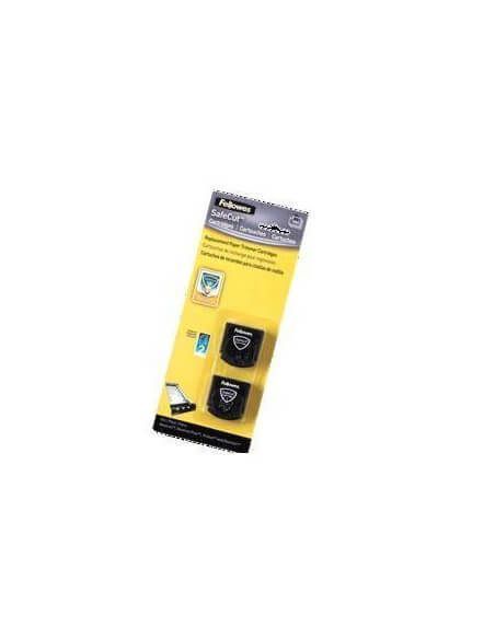 Pack 2 cuchillas de corte recto Fellowes originales