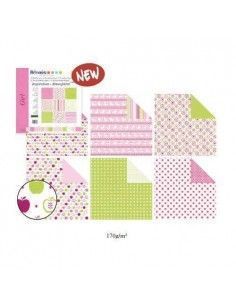 BLOC DE NOTAS IDEAL PARA ESTAMPADO MODELO GIRL 30,5 X 30,5 CM.