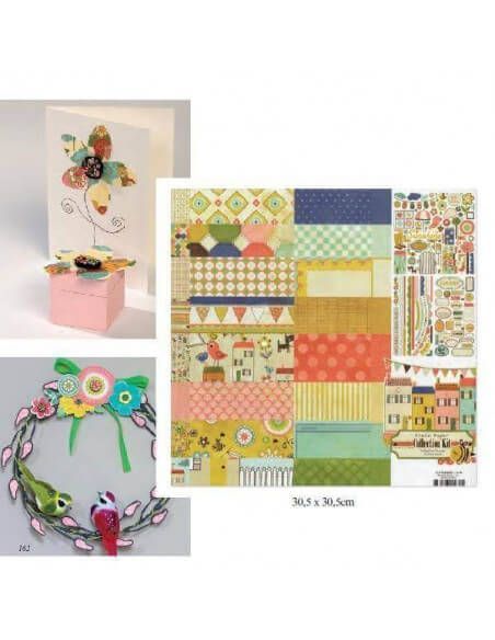 KIT DE RETALES DE PAPEL PARA MANUALIDADES