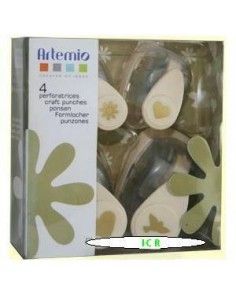 Kit de 4 perforadoras de papel Artemio para scrapbooking