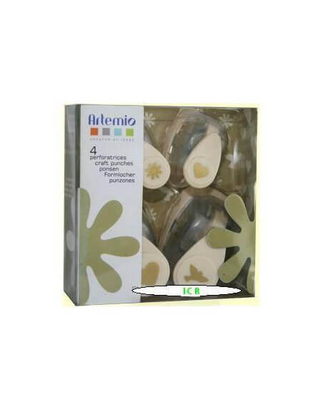 Kit de 4 perforadoras de papel Artemio para scrapbooking