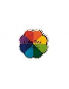 Almohadilla con tinta Inkpad Petal 8 colores Carnaval Colorbox