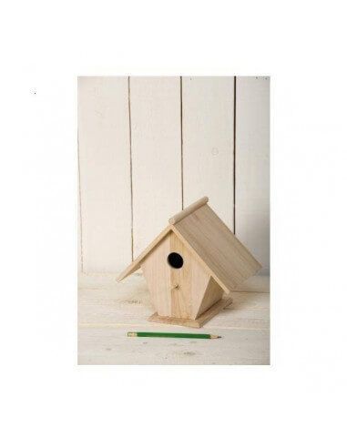 Casa de pájaro en madera Neo Hobby para decorar