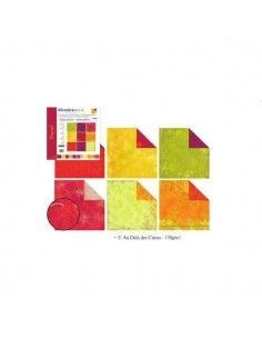 Conjunto de hojas doble cara scrapbooking Luberon Artemio 2
