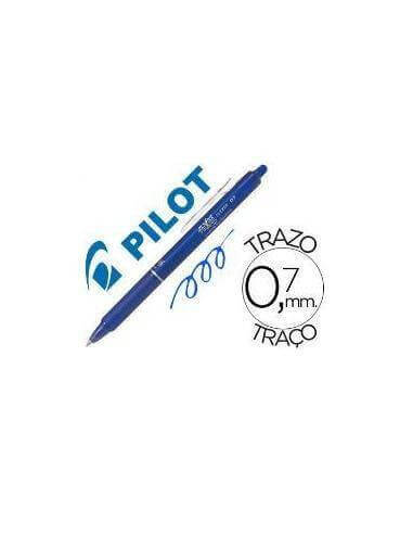 Bolígrafo Frixion Clicker azul Pilot borrable