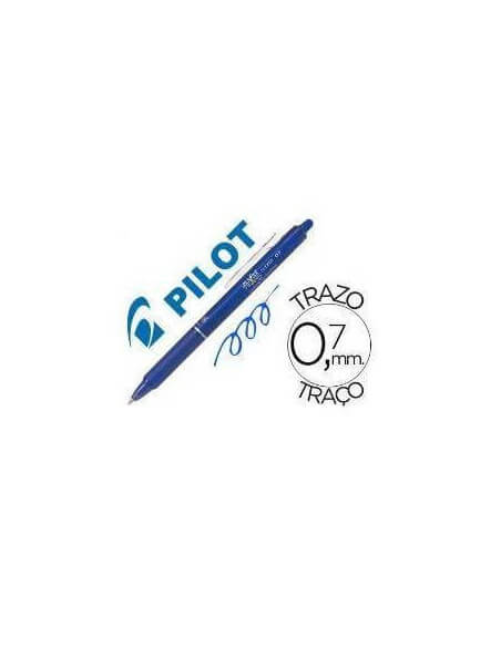 Bolígrafo Frixion Clicker azul Pilot borrable