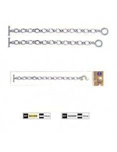 Pulsera brazalete charms Neo Bisutería 1.25 x 1 cm con cierre en T