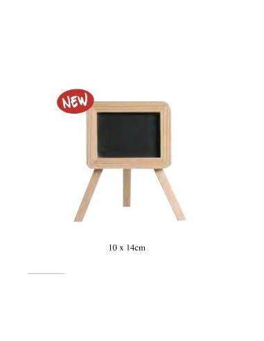 pizarra de madera pequeña 10x14cm Artemio decorativa