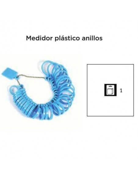 medidor plástico de anillos Neo Bisutería herramienta para joyería