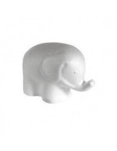 elefante de poliespan 10.5x14.5 para manualidades infantiles