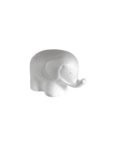 elefante de poliespan 10.5x14.5 para manualidades infantiles