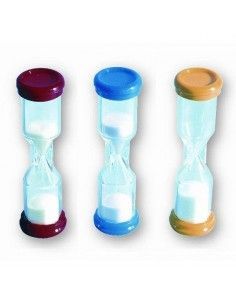 Relojes de arena Henbea de 1 2 y 3 minutos para actividades infantiles"