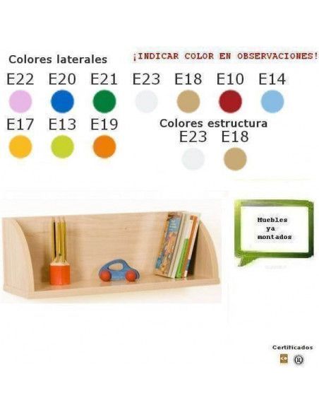 balda MOBEDUC escolar con laterales redondeados en haya