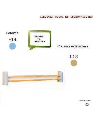 barras MOBEDUC azul lavanda para espejo de identidad en colegios