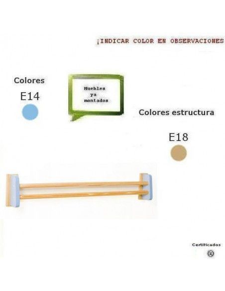 barras MOBEDUC azul lavanda para espejo de identidad en colegios