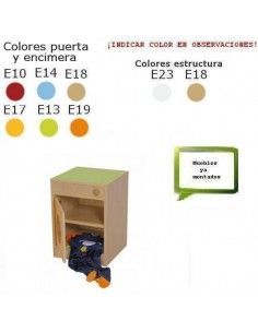 lavadora infantil MOBEDUC de madera para colegios
