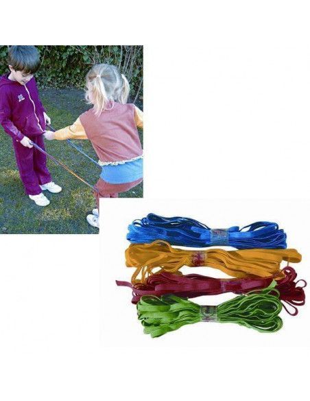 elásticos multicolores Henbea para psicomotricidad infantil