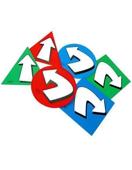 Juego de motricidad flechas y formas Henbea"