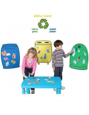 láminas en forma de contenedor Henbea para reciclaje