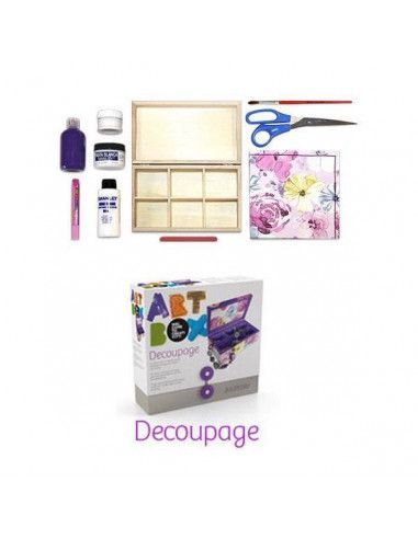 kit de manualidades Alpino Art Box decoupage para colegios