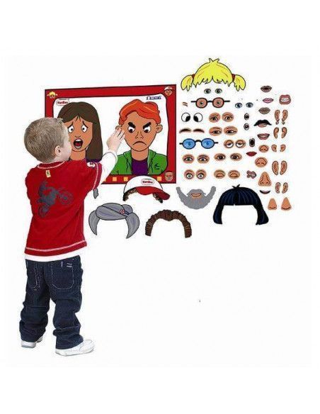 Juego didáctico de caras y expresiones Henbea para identificar emociones"