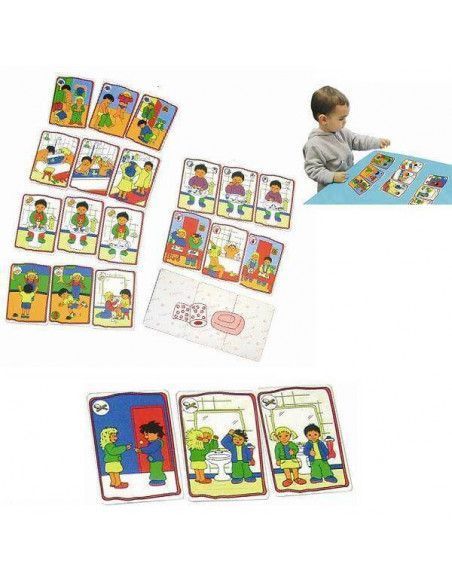 JUEGO DIDACTICO SECUENCIAS SOBRE HIGIENE PARA GUARDERIAS Y ESCUELAS INFANTILES