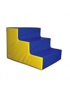escalera acolchada para colegios Sumo Didactic tres peldaños