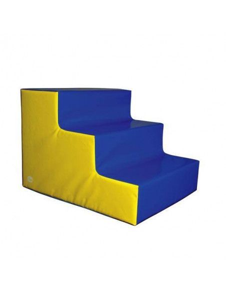 escalera acolchada para colegios Sumo Didactic tres peldaños