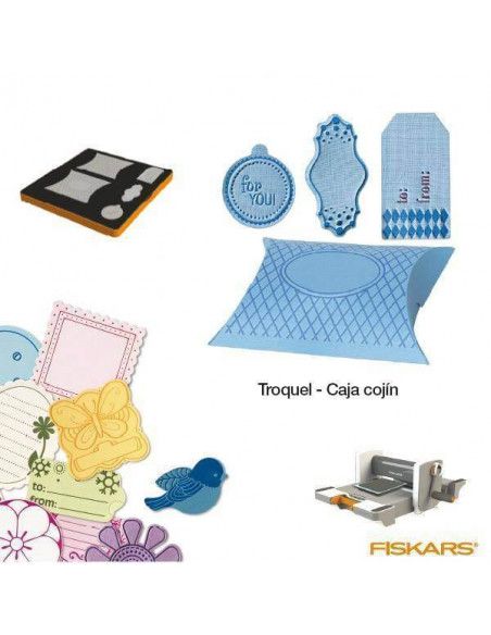 TROQUEL PARA SCRAPBOOKING MATERIALES GRUESOS TAMAÑO GRANDE PARA MAQUINA DE TROQUELAR FUSE DE FISKARS