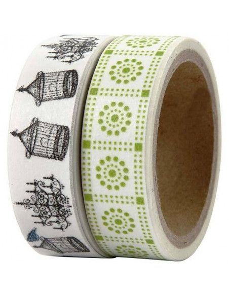 Cinta adhesiva scrapbooking 15mm 2x5m música Creativ