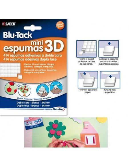 ESPUMAS ADHESIVAS DE DOBLE CARA PARA CREAR EFECTO 3D
