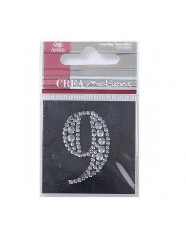monograma-adhesivo-artoz-numero-9-scrapbooking-manualidades