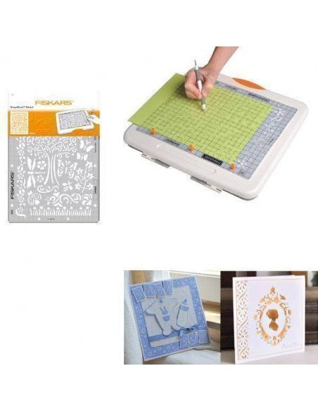 BASE PARA GOFRADO CON PLANTILLAS SHAPEBOSS SET DE INICIO CREA DIBUJOS GOFRADOS