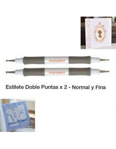 ESTILETES CON 2 PUNTAS PARA TEXTURIZACION Y GOFRADO DE FISKARS
