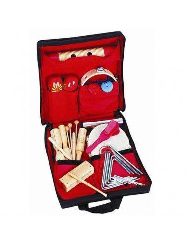 MALETIN CON INSTRUMENTOS MUSICALES 31 PIEZAS PARA ESCUELAS INFANTILES O COLEGIOS
