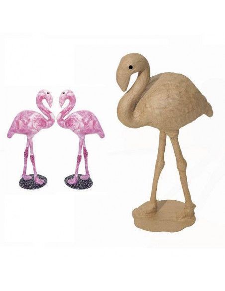 FLAMENCO EN CARTON PIEDRA PARA DECOPATCH