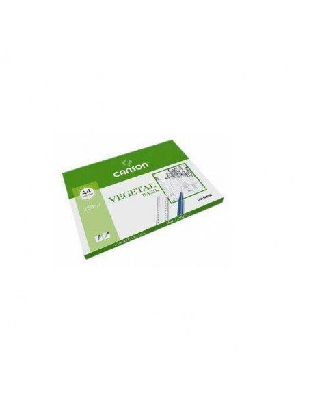 LAMINA A4 VEGETAL BASIK 90 / 95 GR  210 X 297 MM