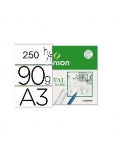 LAMINA PAPEL VEGETAL A3 BASIK 90 / 95 GR 297 X 420 MM