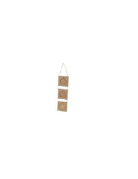 CUADROS DE FOTO COLGANTES EN FORMA DE FLOR DE PAPEL MACHE PARA DECORAR 8X29 I:Ø5,5