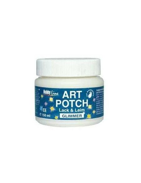 ART POTCH DE  BARNIZ COLA CON PURPURINA PARA TECNICA DE SERVILLETAS 150 ML