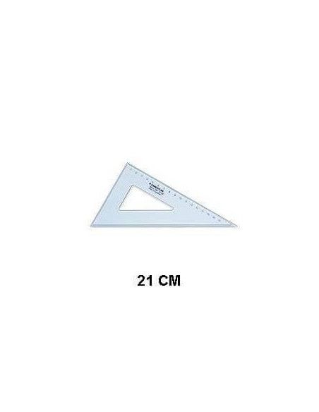 CARTABON 21 CM STAEDTLER 60º CON BORDES BISELADOS