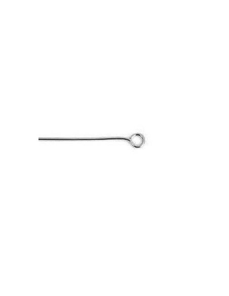 BASTON CABEZA DE ANILLA FORNITURA DE CHAPA 100 UNIDS 0,7 X 30MM