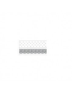 CINTA ADHESIVA TRANSPARENTE 15X20MM PARA DECORACIONES 2 UNIDS 2