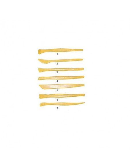 MODELADORES PARA PLASTILINAS Y PASTAS DE MODELAR  EN BLISTER DE 7 UND