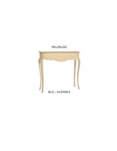 Mesita de madera 90x20x85 cm Dayka para decorar