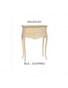 Cómoda de madera Dayka 60x22x81 cm para decorar