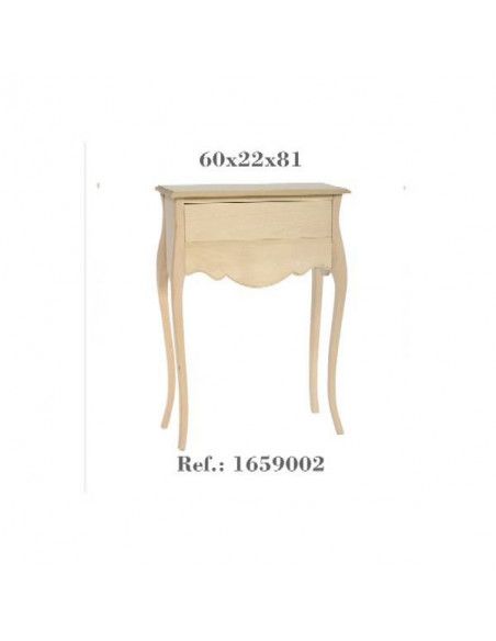 Cómoda de madera Dayka 60x22x81 cm para decorar